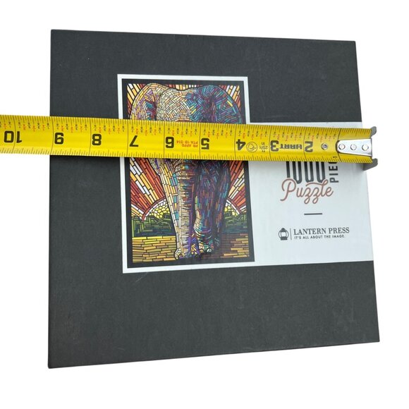 Lantern Press Asian Elephant Paper Mosaic 1000 Piece Puzzle NIB - Picture 9 of 9